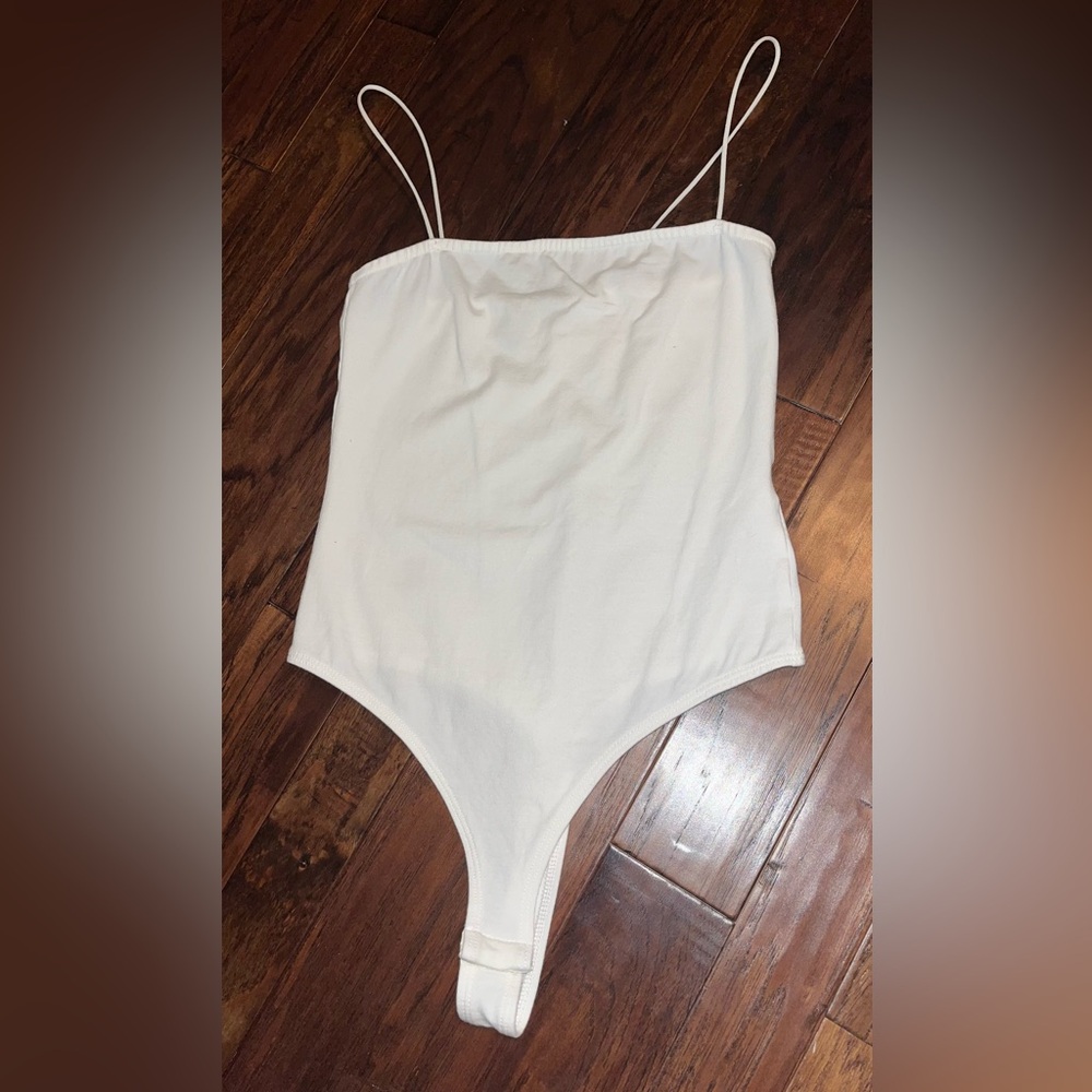 White asos bodysuit